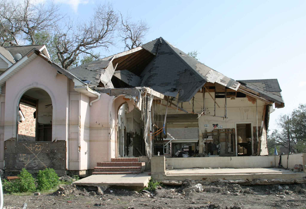 Residence Destroyed by a Tornado