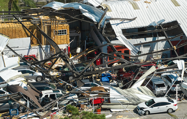 Commercial Hurricane Damage