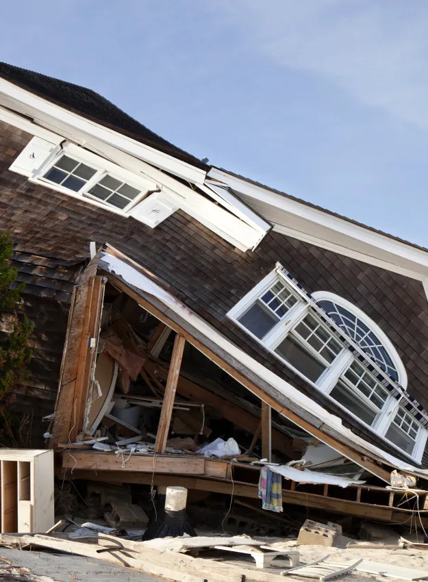 Collapsed Beach Residence