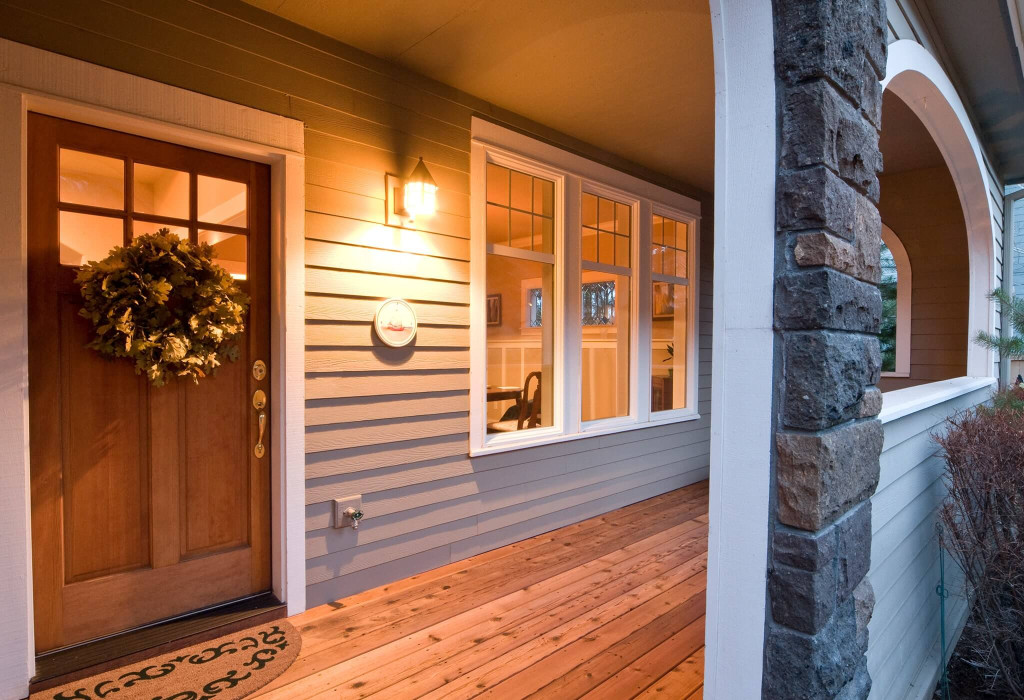 Welcoming Front Porch of a Residence